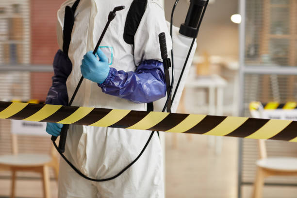 Professional Blood Cleanup technician working in Kingston, IL